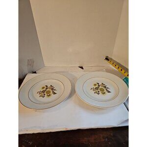Vintage 1960 Royal Warwick Sunflower Dinner Plate 10” Made In England Vintage 2